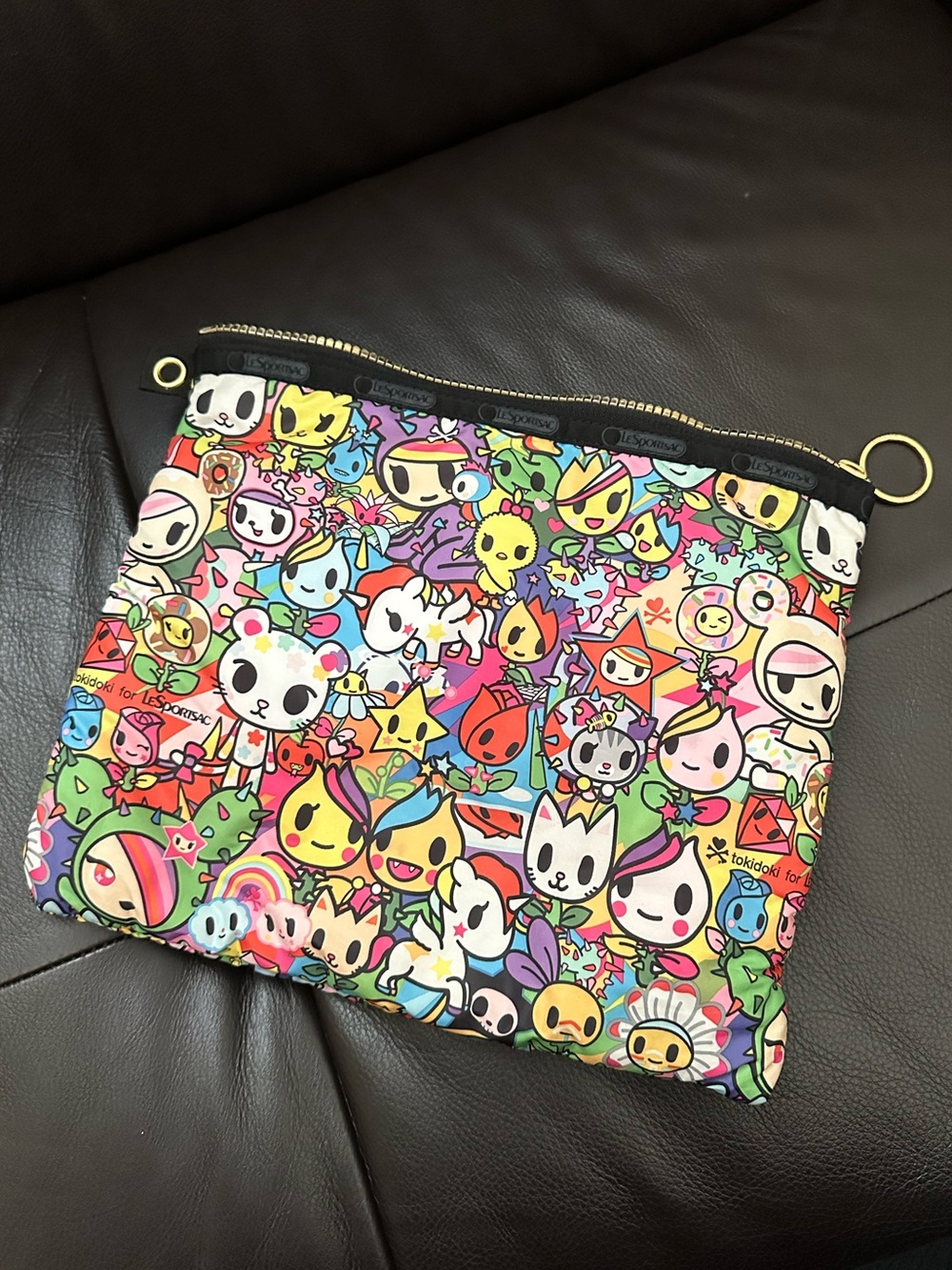 Tokidoki x LeSportsac Gioia Two-pouch Set in Tulipets Character Pouch Set - Picture 4 of 10